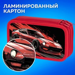 Пенал ПИФАГОР, 3 отделения, ламинированный картон, 19х11 см, "Red road", 273490 Пенал ПИФАГОР, 3 отделения, ламинированный картон, 19х11 см, "Red road", 273490 - фото 10