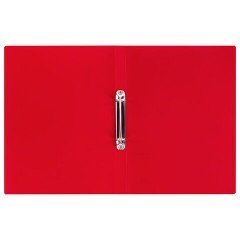 Папка на 2 кольцах А4 BRAUBERG UNIVERSAL, 25 мм, красная, до 170 листов, 0,5 мм, 273032 - фото 3