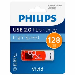 Флеш-диск 128 GB PHILIPS VIVID, разъем USB 2.0, желтый, FM12FD05B/97 Флеш-диск 128 GB PHILIPS VIVID, разъем USB 2.0, желтый, FM12FD05B/97 - фото 3