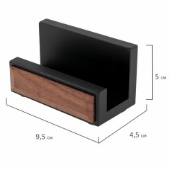 Набор настольный GALANT "Sirius" из дерева, 8 предметов, цвет "орех/чёрный", 238161 - фото 3