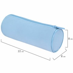 Пенал-тубус BRAUBERG, с эффектом Soft Touch, мягкий, пастельно-голубой, 22х8 см, 272300 Пенал-тубус BRAUBERG, с эффектом Soft Touch, мягкий, пастельно-голубой, 22х8 см, 272300 - фото 5