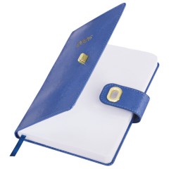 Ежедневник датированный 2026 А5 138х213 мм, BRAUBERG "Elegant", под кожу, застежка, темно-синий, 117366 - фото 4