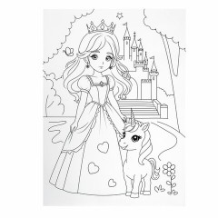 Набор ЮНОГО ХУДОЖНИКА "ПРИНЦЕССА" для рисования и творчества в кейсе ЮНЛАНДИЯ, 75 предметов, 665673 - фото 8