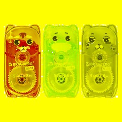 Корректирующая лента BRAUBERG KIDS "ЗВЕРЯТА", 5 мм х 8 м, механизм перемотки, корпус ассорти, блистер, 272499 - фото 2