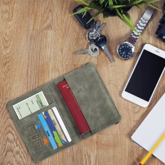Обложка для паспорта и документов с защитой от считывания, 9 карманов, резинка, экокожа, серая, BRAUBERG, 238749 Обложка для паспорта и документов с защитой от считывания, 9 карманов, резинка, экокожа, серая, BRAUBERG, 238749 - фото 8