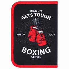 Пенал ПИФАГОР, 1 отделение, 2 откидные планки, полиэстер, 20х14 см, "Boxing", 272289 Пенал ПИФАГОР, 1 отделение, 2 откидные планки, полиэстер, 20х14 см, "Boxing", 272289 - фото 3