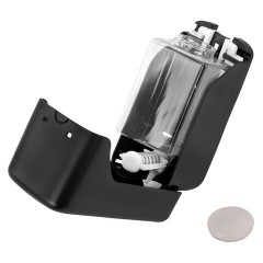 Дозатор для жидкого мыла LAIMA PROFESSIONAL PREMIUM BLACK, НАЛИВНОЙ, 0,5 л, черный, ABS-пластик, 609518 - фото 7