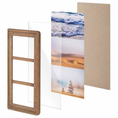 Рамка из мангового дерева BRAUBERG LOFT TRINITY, 3 фото 10х15 см, стекло, 20х35,5 см, 391282 Рамка из мангового дерева BRAUBERG LOFT TRINITY, 3 фото 10х15 см, стекло, 20х35,5 см, 391282 - фото 6