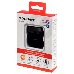 Наушники беспроводные TWS вкладыши с микрофоном, SONNEN EP-BH10B, Bluetooth 5.3, черные, 514122 - фото 16