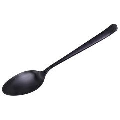 Ложки чайные BLACK, НАБОР 2 шт., на подвесе, нержавеющая сталь, черные, WEGLA (ВЕГЛА), 702274 - фото 4