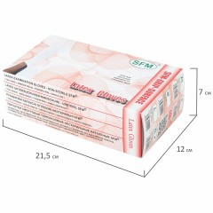 Перчатки латексные смотровые SFM Grip-Surface Германия, 45 пар (90 штук), размер XL (очень большой) Перчатки латексные смотровые SFM Grip-Surface Германия, 45 пар (90 штук), размер XL (очень большой) - фото 6
