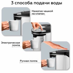 Термопот на 5 литров, 3 режима подачи воды BQ (БИ-КЬЮ) TP500, 750 Вт, 1 температурный режим, стальной, 86192137 Термопот на 5 литров, 3 режима подачи воды BQ (БИ-КЬЮ) TP500, 750 Вт, 1 температурный режим, стальной, 86192137 - фото 2