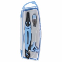 Готовальня BRAUBERG ULTRA, 4 предмета: циркуль 135 мм, запасной грифель, насадка, аквамариновый цвет, 210822 Готовальня BRAUBERG ULTRA, 4 предмета: циркуль 135 мм, запасной грифель, насадка, аквамариновый цвет, 210822 - фото 2