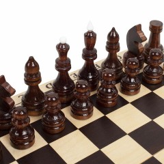 Шахматы турнирные, деревянные, лакированные, глянцевые, доска 40*40 см, ЗОЛОТАЯ СКАЗКА, 665363 - фото 14