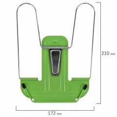 Подставка для книг и учебников BRAUBERG LINE+, металлическая, зеленая, европодвес, 238072 Подставка для книг и учебников BRAUBERG LINE+, металлическая, зеленая, европодвес, 238072 - фото 8