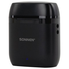 Наушники беспроводные TWS вкладыши с микрофоном, SONNEN EP-BH10B, Bluetooth 5.3, черные, 514122 - фото 6