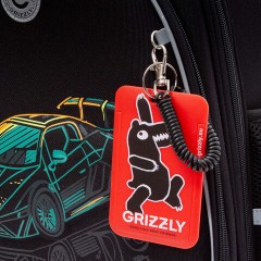 Ранец GRIZZLY анатомическая спинка, c бейджем, для мальчиков, "THE COOLEST", 36х28х20 см, RAz-587-9/1 - фото 10