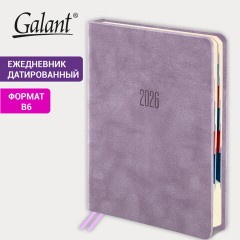 Ежедневник датированный 2026 B6 125х173 мм, GALANT "Vivid", под кожу, сиреневый, 117412 - фото 13