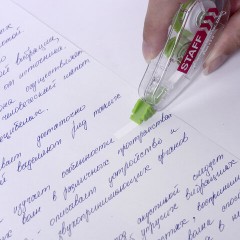 Корректирующая лента STAFF College, 5 мм х 6 м, корпус прозрачный, блистер, 226807 Корректирующая лента STAFF College, 5 мм х 6 м, корпус прозрачный, блистер, 226807 - фото 5