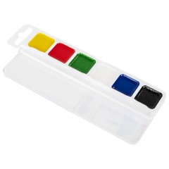 Краски акварельные BRAUBERG KIDS, медовые, 6 цветов, квадратные кюветы, пластиковый пенал, 192281 Краски акварельные BRAUBERG KIDS, медовые, 6 цветов, квадратные кюветы, пластиковый пенал, 192281 - фото 4