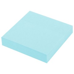 Блок самоклеящийся (стикеры) STAFF STANDARD, ПАСТЕЛЬНЫЙ 51х51 мм, голубой, 100 листов, 116578 - фото 2