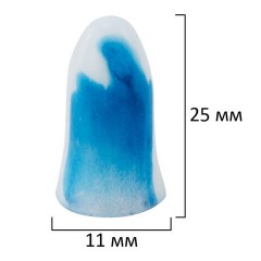 Беруши одноразовые пенополиуретановые двухцветные, КОМПЛЕКТ 5 пар в контейнере, RABBITEX (РАББИТЕКС), 671318 - фото 11