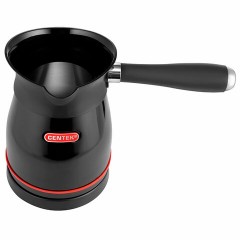 Турка электрическая CENTEK CT-1098, 0,5 л, 480 Вт, механическое управление, стальная, черная, CT-1098 SS Турка электрическая CENTEK CT-1098, 0,5 л, 480 Вт, механическое управление, стальная, черная, CT-1098 SS - фото 2