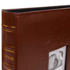 Фотоальбом BRAUBERG "Smooth brown" на 500 фото 10х15 см, под гладкую кожу, коричневый, 391177 Фотоальбом BRAUBERG "Smooth brown" на 500 фото 10х15 см, под гладкую кожу, коричневый, 391177 - фото 5
