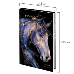 Ежедневник датированный 2026 145х215 мм, А5, STAFF, ламинированная обложка, "Символ года", 117317. - фото 2