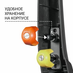 Минимойка BORT BHR-2700-R, мощность 2,5 кВт, давление 180 бар, шланг 10 м, 93416114 Минимойка BORT BHR-2700-R, мощность 2,5 кВт, давление 180 бар, шланг 10 м, 93416114 - фото 17