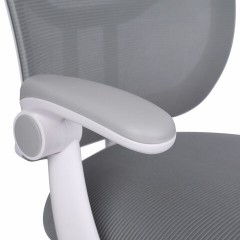 Кресло детское с подставкой для ног BRABIX "Toy MG-205", сетка/ткань TW, серое, 533153 - фото 13