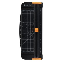 Резак роликовый BRAUBERG SUPER PLUS A4, 12 листов, длина реза 310 мм, линейка для реза, +3 лезвия В ПОДАРОК!, 533369