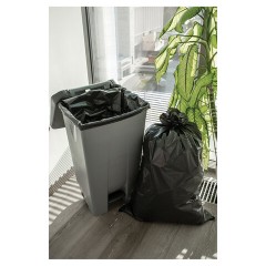 Мешки для мусора 120 л, черные, 20 шт., ПВД, 40 мкм, 70х110 см, PACLAN Professional "Особо прочные", 402002 - фото 4