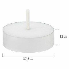 Свечи чайные Long Life, до 5 часов горения, вес 12 г, КОМПЛЕКТ 10 шт., в гильзе, LAIMA, 609199 Свечи чайные Long Life, до 5 часов горения, вес 12 г, КОМПЛЕКТ 10 шт., в гильзе, LAIMA, 609199 - фото 5