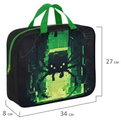 Папка на молнии с ручками BRAUBERG А4, 1 отделение, полиэстер, 80 мм, "Digital spider", 273303 Папка на молнии с ручками BRAUBERG А4, 1 отделение, полиэстер, 80 мм, "Digital spider", 273303 - фото 7
