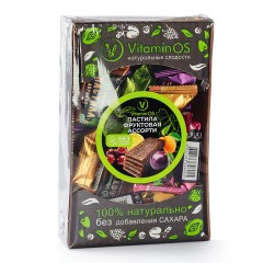 Пастила VITAMINOS фруктовое ассорти (яблоко, абрикос, слива, вишня), 400 г - фото 2