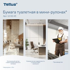 Бумага туалетная Торк/Tellus Премиум T2 2сл170м 850л 12рул/уп_110253/120243 - фото 13