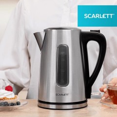 Чайник SCARLETT SC-EK21S13, 1,7 л, 2200 Вт, закрытый нагревательный элемент, стальной Чайник SCARLETT SC-EK21S13, 1,7 л, 2200 Вт, закрытый нагревательный элемент, стальной - фото 13