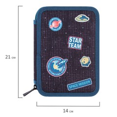 Пенал BRAUBERG, 3 отделения, полиэстер, 21х14 см, "Space mission", 270729 Пенал BRAUBERG, 3 отделения, полиэстер, 21х14 см, "Space mission", 270729 - фото 6