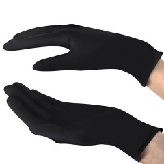 Перчатки нитриловые смотровые SFM Supersoft N136, Германия, 100 пар (200 шт.), размер S (малый), черные Перчатки нитриловые смотровые SFM Supersoft N136, Германия, 100 пар (200 шт.), размер S (малый), черные - фото 3