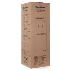 Водораздатчик-кулер БЕЗ НАГРЕВА И ОХЛАЖДЕНИЯ, AQUA WORK 0.8-LWR, напольный, 2 крана, белый, 27934 - фото 12