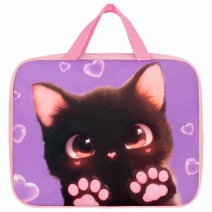 Папка на молнии с ручками BRAUBERG А4, 1 отделение, полиэстер, 80 мм, "Paw prints", 273300 Папка на молнии с ручками BRAUBERG А4, 1 отделение, полиэстер, 80 мм, "Paw prints", 273300 - фото 2