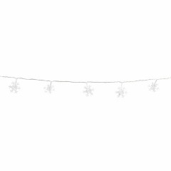 Электрогирлянда-нить комнатная "Снежинки" 10 м, 80 LED, теплый белый, USB, ЗОЛОТАЯ СКАЗКА, 592204 Электрогирлянда-нить комнатная "Снежинки" 10 м, 80 LED, теплый белый, USB, ЗОЛОТАЯ СКАЗКА, 592204 - фото 3
