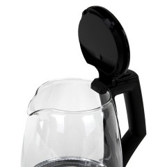 Чайник электрический SONNEN KT-1807, 1,8 л, 2200 Вт, термостойкое стекло, внутренняя подсветка синяя, нержавеющая сталь, 455140 - фото 7