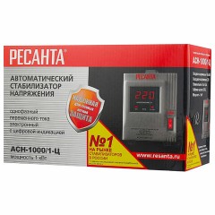 Стабилизатор РЕСАНТА АСН-1000/1-Ц, 1000 Вт, 140-260 В, напольный, 63/6/2 - фото 4