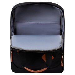 Рюкзак BRAUBERG FRIENDLY универсальный с длинными ручками, черный, 37х26х13 см, 270089 Рюкзак BRAUBERG FRIENDLY универсальный с длинными ручками, черный, 37х26х13 см, 270089 - фото 6