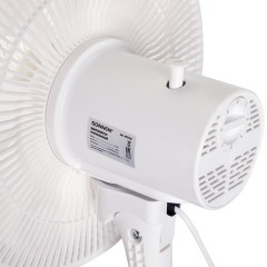 Вентилятор напольный SONNEN FT-L501, 60 Вт, 45 см, 3 скорости, вращение на 70°, механическое управление, белый, 457785 - фото 10