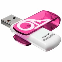 Флеш-диск 64 GB PHILIPS VIVID, разъем USB 3.0, фиолетовый, FM64FD00B/97 Флеш-диск 64 GB PHILIPS VIVID, разъем USB 3.0, фиолетовый, FM64FD00B/97 - фото 2
