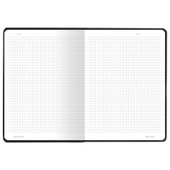 Блокнот с резинкой в клетку 96 л., А5 145х203 мм, твердая обложка, BRAUBERG, "Minimal", чёрный, 115532 Блокнот с резинкой в клетку 96 л., А5 145х203 мм, твердая обложка, BRAUBERG, "Minimal", чёрный, 115532 - фото 5