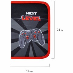 Пенал BRAUBERG, 1 отделение, 1 откидная планка, полиэстер, 21х14 см, "Next level", 270714 Пенал BRAUBERG, 1 отделение, 1 откидная планка, полиэстер, 21х14 см, "Next level", 270714 - фото 7